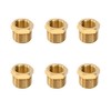 Brass Reducer, 1/4 Inch Male Thread x 1/8 Inch Female