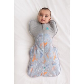 Love To Dream Swaddle UP, Baby Sleeping Bag, Self-Soothing Swaddles for Newborns, Improves Sleep, Snug Fit Helps Calm Startle Reflex, New Born Essentials for Baby, Warm 16-20°C, 3.5-6kg, White