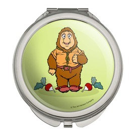 Junior Gorg Fraggle Rock Radish Compact Travel Purse Handbag Makeup Mirror