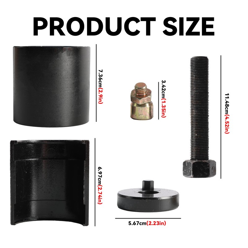 J-44644 6.6L Front Crankshaft Seal and Wear Sleeve Remover Puller