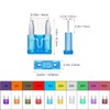 Gebildet 10A Mini Fuse 10 AMP ATM APM Blade Car
