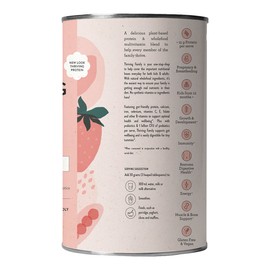 Nutra Organics Thriving Family Protein - Strawberries & Cream, 450g