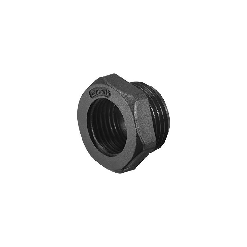 sourcing map Threaded Reducing Bushings Nylon Connector Adaptor M20 Male