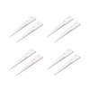 sourcing map Straight Pointed Ceramic Tips Replaceable Heat Resistance Non-Conductive