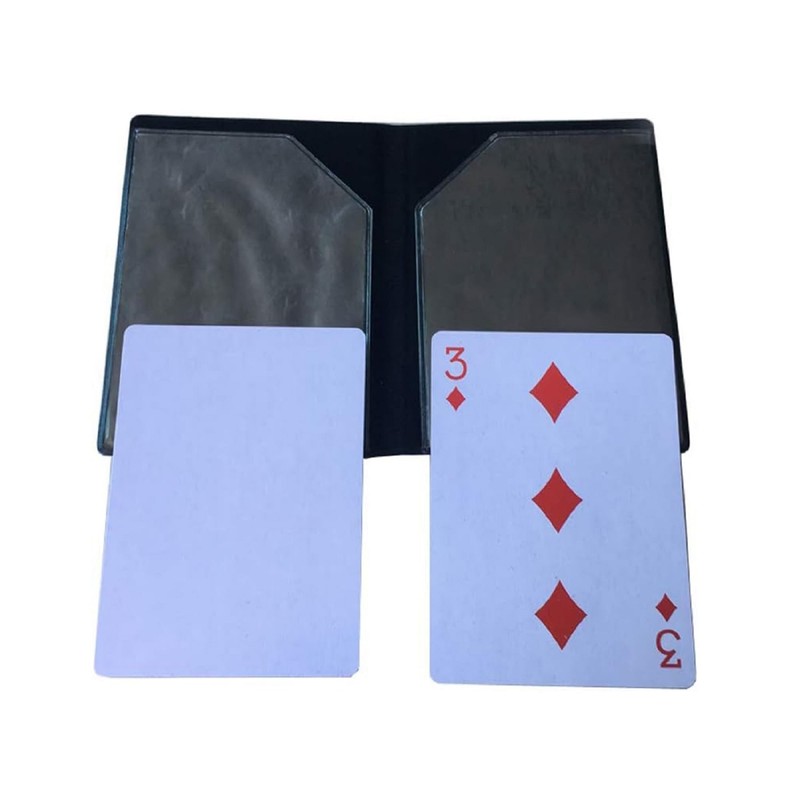 AIMOFAMAG Optical Wallet Card Magic Trick Close Up Easy Magic