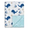 Whale Kid Blanket for Boys or Girl 30x40 - Soft