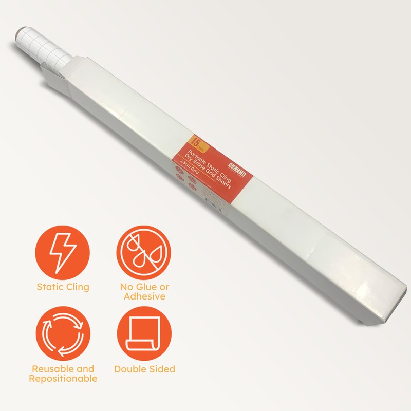 Geyer Instructional Products - 31.5'' x 24'' Portable Static Cling