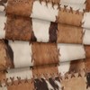 MOVE OVER Western Cowboy Comforter Set King Size Brown Cowhide