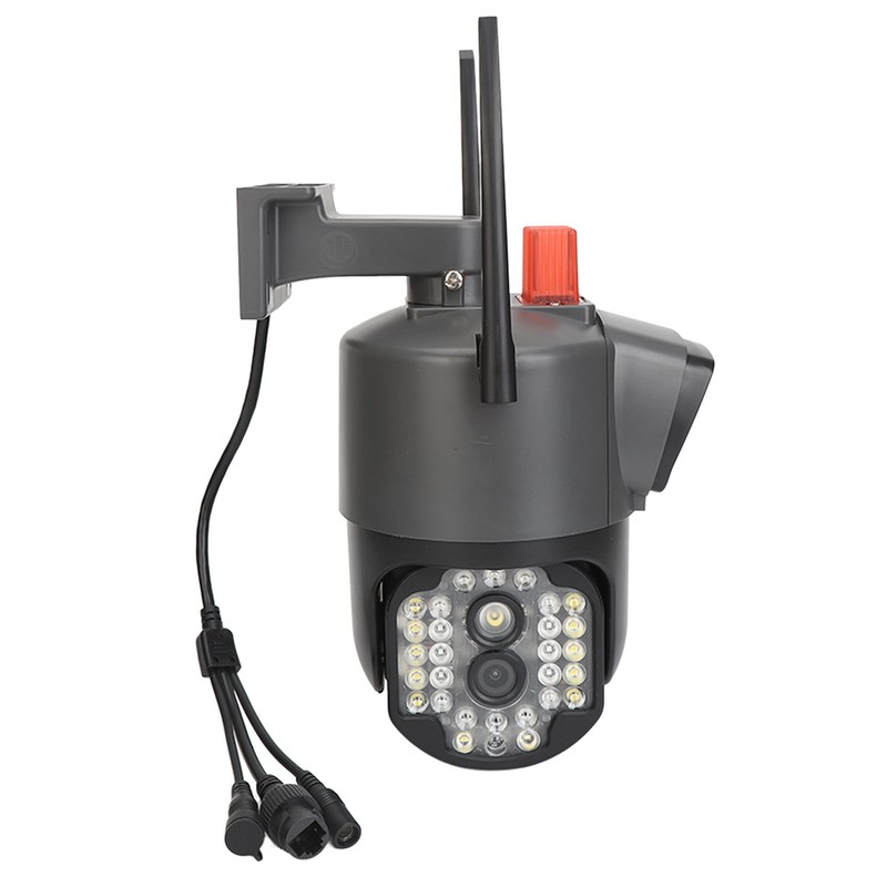 Outdoor Dual Lens Security Camera 1080P Mobile Tracking 360 Degree
