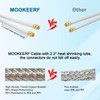 MOOKEERF SMA Extension Cable - 10FT SMA Male to SMA