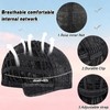 Amaattee Black Bob Wig with Bangs 12 Inch Short Straight
