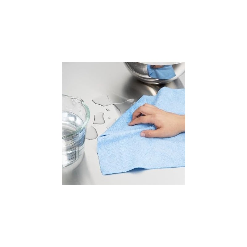 Nisbets Essentials Blue Micro Fibre Cloth 300x300mm - Roll of