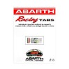 Abarth Stickers Tabs Sticker 1 Sign, 150 x 200 cm