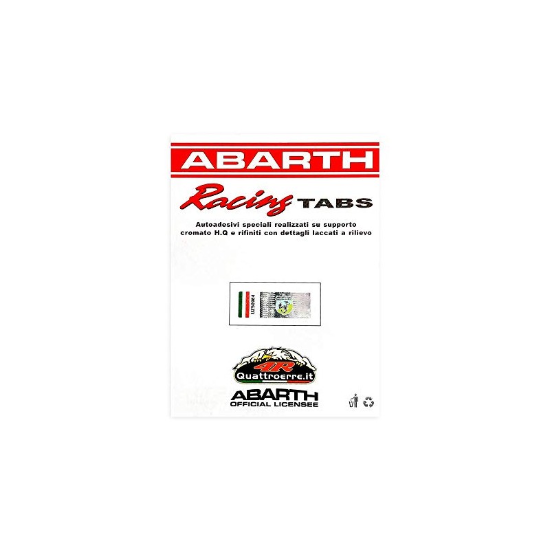 Abarth Stickers Tabs Sticker 1 Sign, 150 x 200 cm