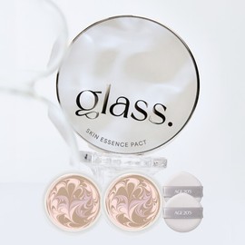 Age to Wenice Glass Skin Essence Glow Pact (1 product + 1 refill) 1. Glow No. 21 / 에이지투웨니스 글래스 스킨 에센스 글로우 팩트(본품1+리필1) 1. 글로우 21호