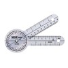 Clear 360 Degree Plastic Goniometer, 6" Length (Pack of 25)