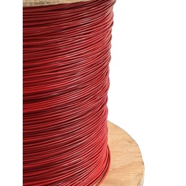 1/8" to 3/16" (PVC) Vinyl Coated RED Color Galvanized Cable 7x7 Strand Aircraft Cable Wire Rope-50