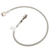 1m/3.3ft Silver Soda Hose W21.8-14 CO2 Cylinder Direct Adapter Hose