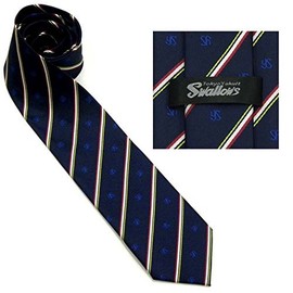[Swallows] Professional Baseball Goods Tokyo Yakult Swallows Necktie, YS Logo, Red Stripe-270