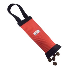 Dogs and More - Trainings-Dummy 'INTERAKTIV' mit Leckerlifach/Futterdummy/Apportierbeutel (Standard, Rot)