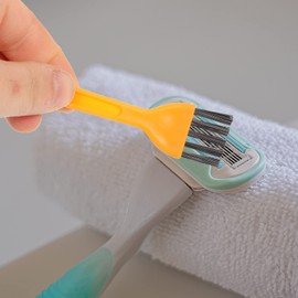 DECHOUS 48pcs Hair Clipper Cleaning Brushes Small Brushes for Precision Cleaning Hairdressing Barber Shops Portable for Fine Grooves Display Equipment