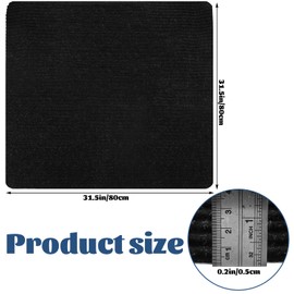 ZUQIAN 2 Pack Carpet Stair Treads Mat 31 Inch x 31 Inch Square Stair Landing Rug, Indoor Non-Slip Landing Mat for Wooden Steps, Carpet Stair Tread with Rubber Back for Family