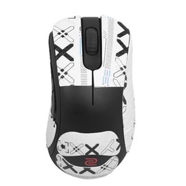 NOUKAJU Mouse Grip Tape Full Coverage for BenQ Zowie EC2-CW Ergonomic Gaming Mouse, Mouse Anti Slip Grip Tape,Self-Adhesive PreCut Sweat-Resistant Professional Mice Upgrade Kit(White)