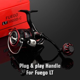 GOMEXUS Power Handle Compatible for Daiwa Tatula LT Fuego LT Ballistic LT Spinning Reel Replacement Handle(Fit MQ Version)【Please Confirm The Size and Pay Attention to The First Picture】