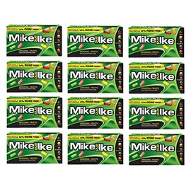Mike and Ike Original Fruits: 12 Packs of 5.5 Oz