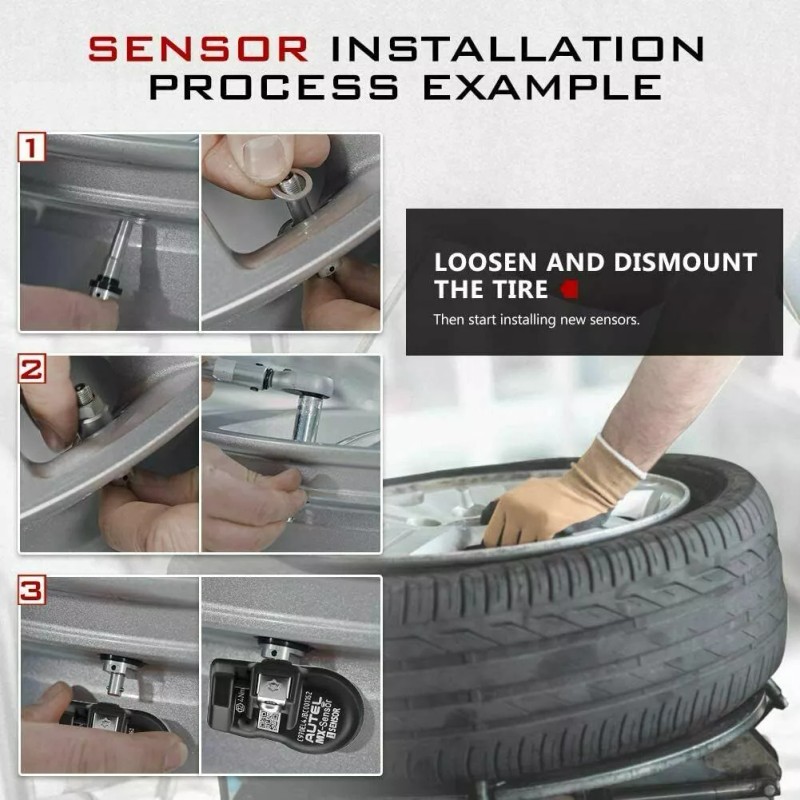Autel MX-Sensor TPMS Sensor Tire Tyre Pressure Monitor System 315MHz