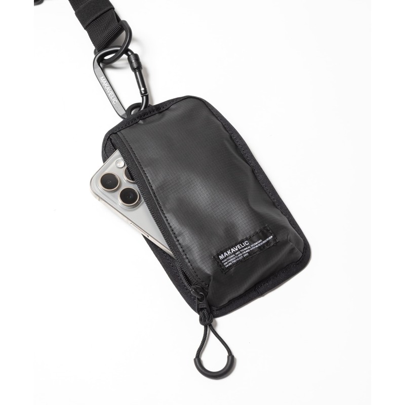 Machiavelic Shoulder Bag RICO Unit Shoulder Double Pouch Black (019)