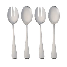 Salad Servers Stainless Steel 18/0 Set with Salad Spoon, Highly Polished, Set of 2