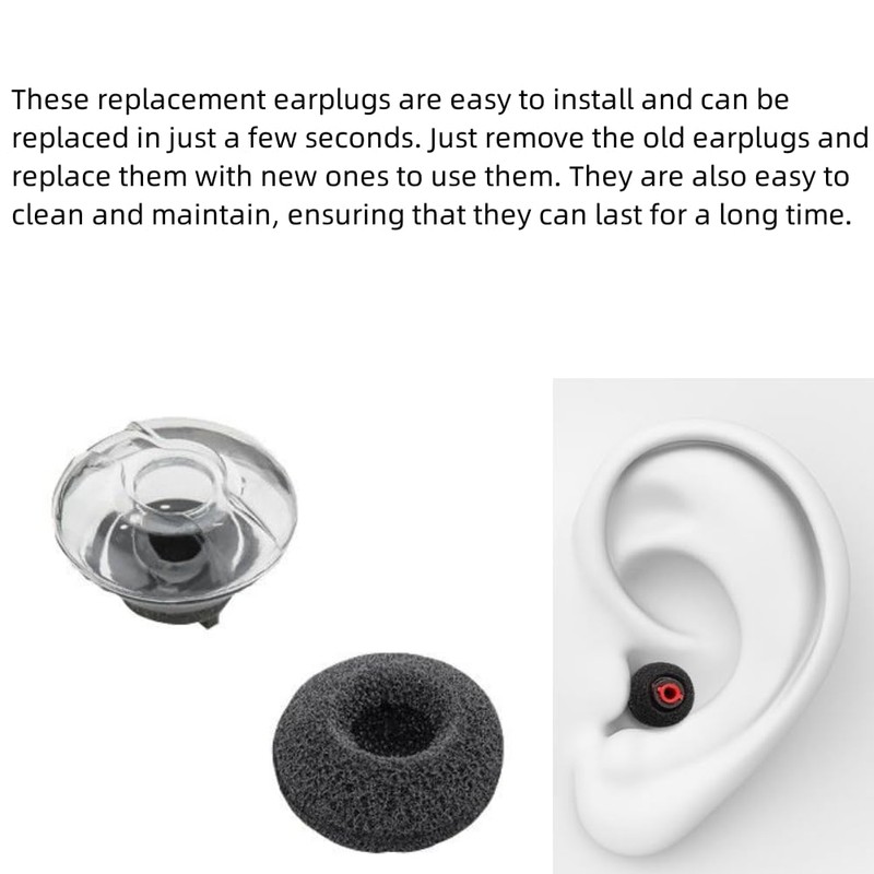 SNHTLS Voyager 5200 Ear Tips Replacement - Comfort Silicon with
