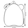 okiedog wildpack 80079 Backpack in 3D-Design with Plush Ears OWL,
