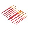 11Pcs Acrylic Paint Brushes Seamless Interface Strong Water Absorption Smoothly