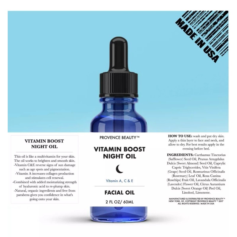 Provence Beauty Vitamina Boost Night Facial Serum Vitamina A C