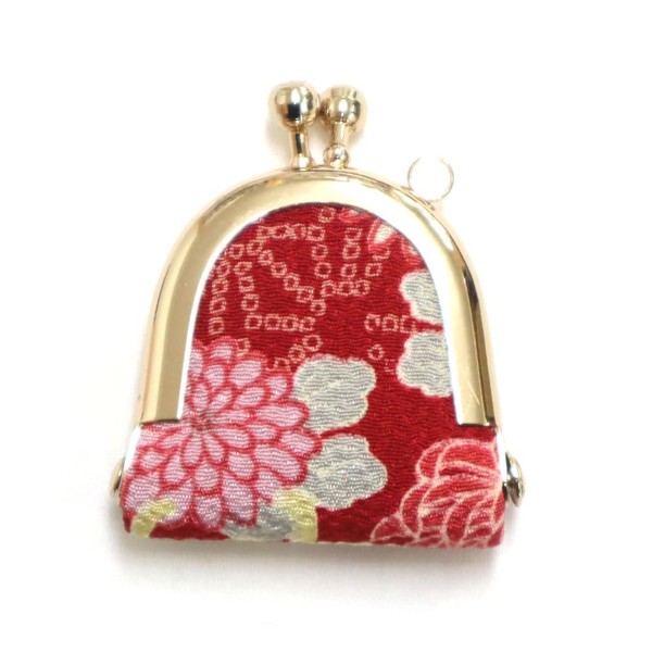 Japanese Pattern Crepe Coin Purse, Accessory Case, Pouch, Made in