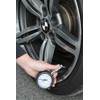 SK11 G-040 Tire Gauge, 400K, Analog Stainless Steel, Measuring Range: