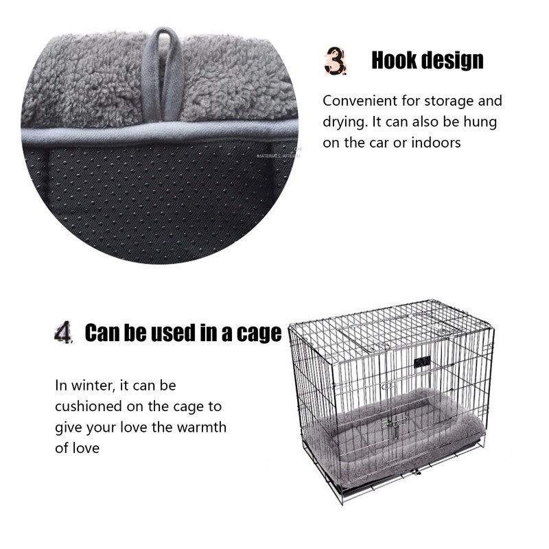 Pet Kennel Pad Breathable Puppy Beds with NonSlip Bottom Calming