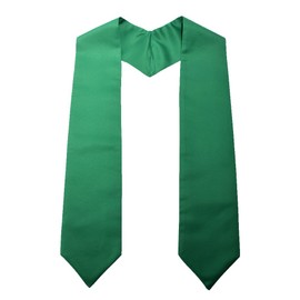 BLESSUME Unisex Graduation Stole Green 1pc