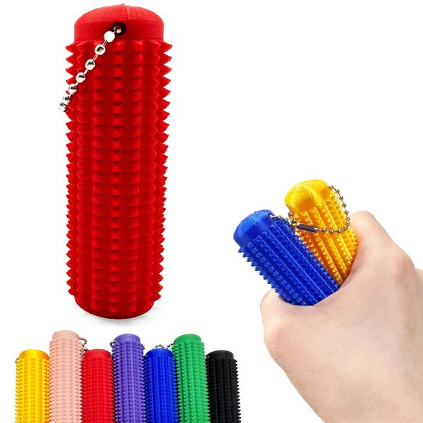 Little Ouchies Fidget - Spiky Grippie Stim Keychain,Pocket-Sized Fidget Toys