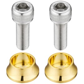 POSH 270308 Top Bridge Fixing Bolt Set (2 Pieces/1 Set), Gold Plated Monkey Gorilla