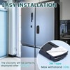 CLYMENE Updated French Door Fridge Lock, Childproof Lock for French