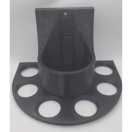 Lightsaber Wall Mount Holder  Savi's Workshop Holds 6 Kyber Crystal Containers