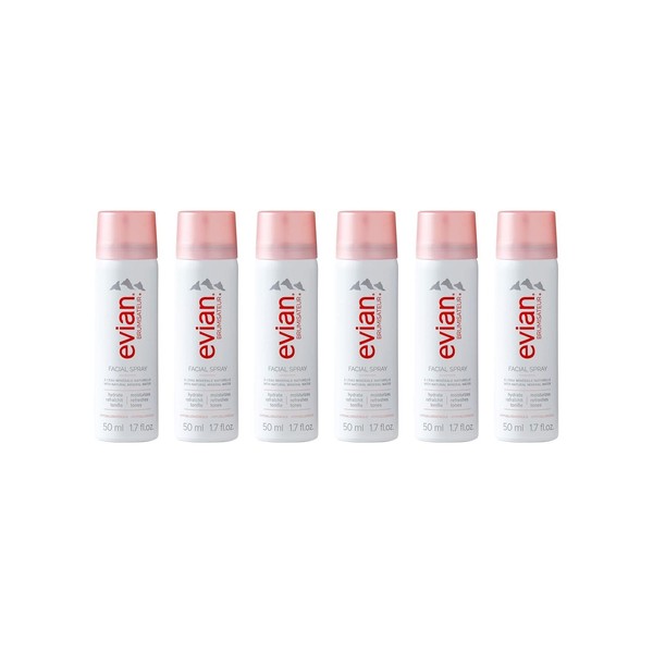 Evian Facial Spray, 1.7 oz. Travel 6-Pack