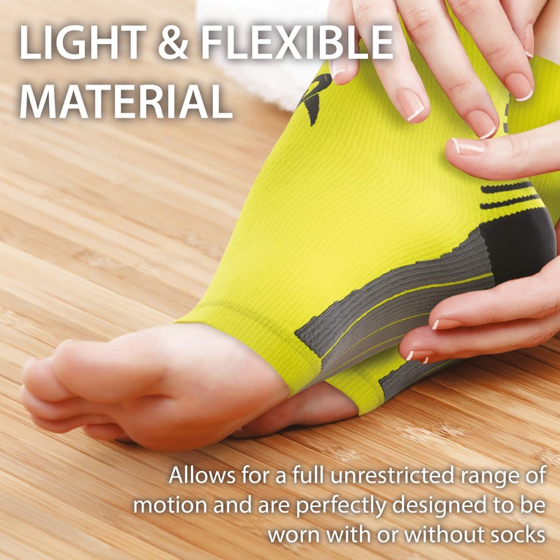 Rymora Plantar Fasciitis Foot Compression Sock Sleeves for Men and