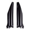 Acerbis Lower Fork Cover Set Black - Fits: Kawasaki KX250F