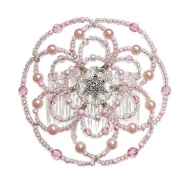 Beaded Kippah for Women - Cotton Candy