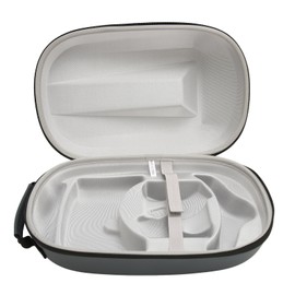 VR Headset Carrying Case Portable EVA Thickened Scratch Proof Shock Proof Hard Travel Case for Quest 2 VR Headset Accessories
