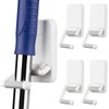 NiHome Multi-Use Wall Mounted Mop Holders 4PCS for Mops, Brooms,